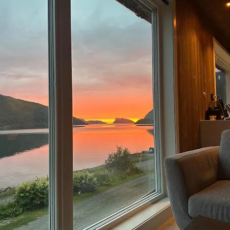 Fjord View Cabin, Aurora, 30 Min Airport Villa Tromsø
