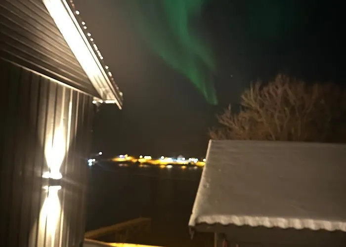 Fjord View Cabin, Aurora, 30 Min Airport Tromsø