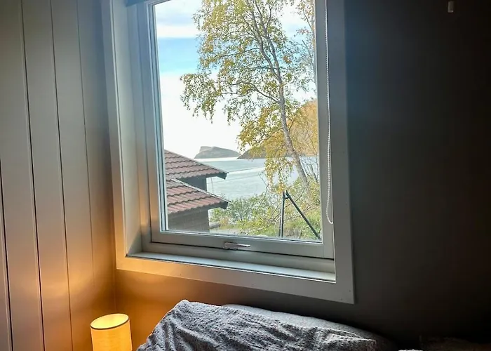 Fjord View Cabin, Aurora, 30 Min Airport * Tromsø