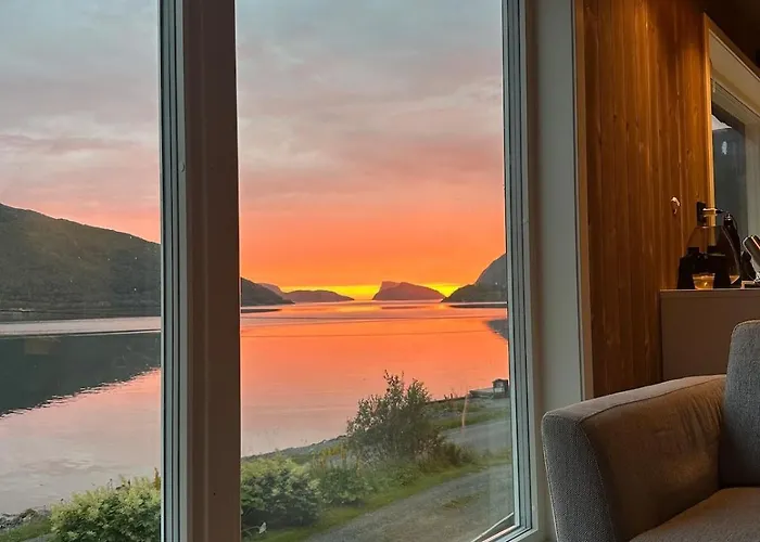 Fjord View Cabin, Aurora, 30 Min Airport Villa Tromsø